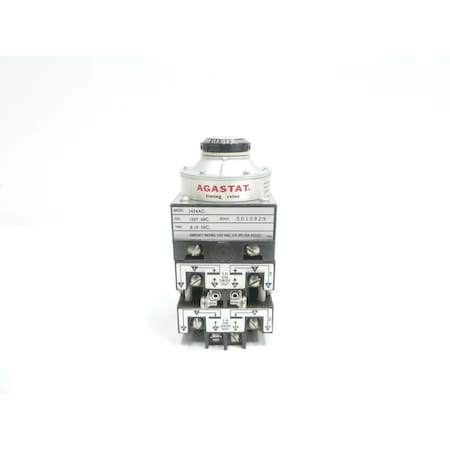 Agastat 0.8-15SEC 120V-AC TIME DELAY RELAY 2424AC